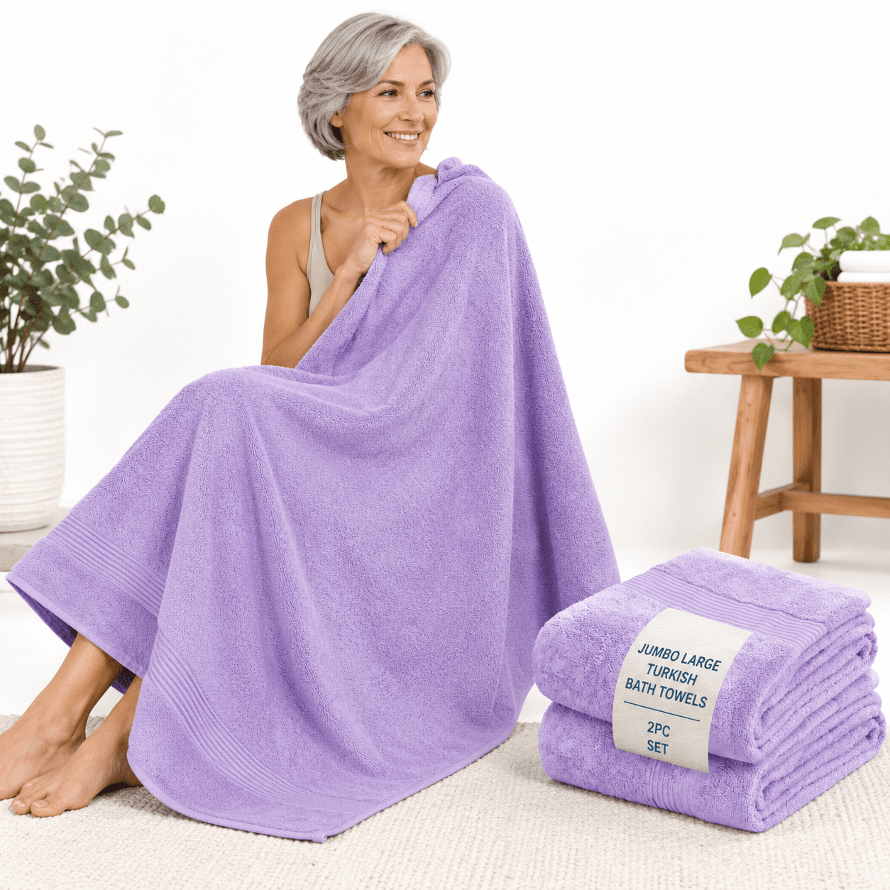 Bath Sheets 2 Pack 600 Gsm Extra Large Towels - Walmart.com