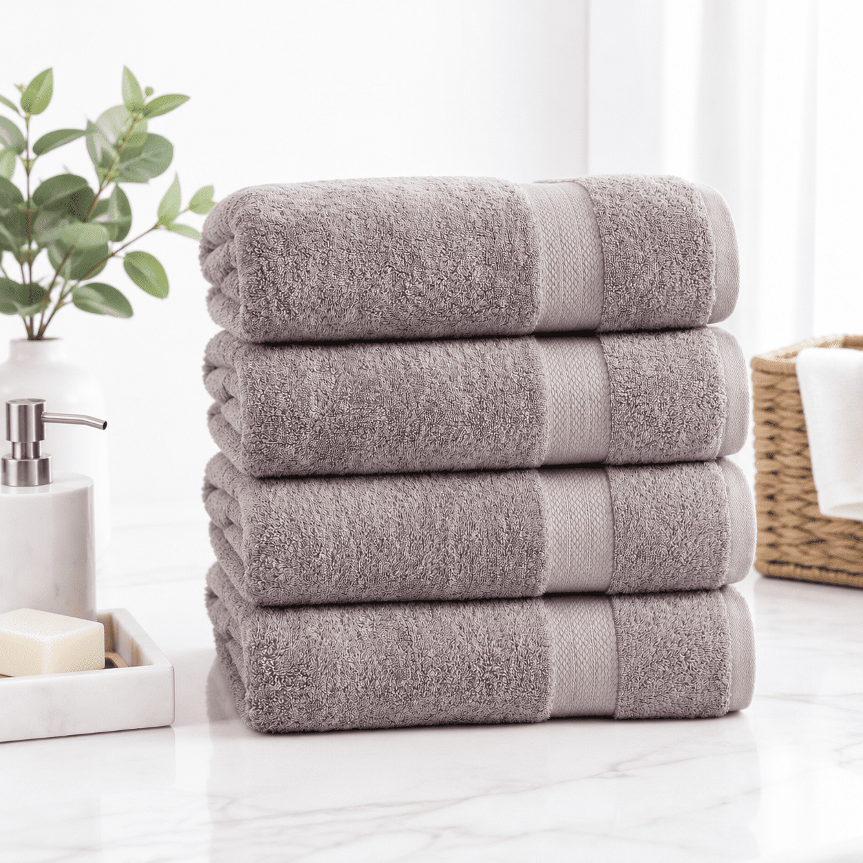 Bath Sheets Quick Dryton 4 Pack Oversized - - Walmart.com