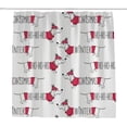 thumbnail image 1 of Bath Shower Curtain Liners 66"x72", Dachshund with HatsPolyester Waterproof with 12 Curtain Hooks Bathroom Accessories Decoration, 1 of 6