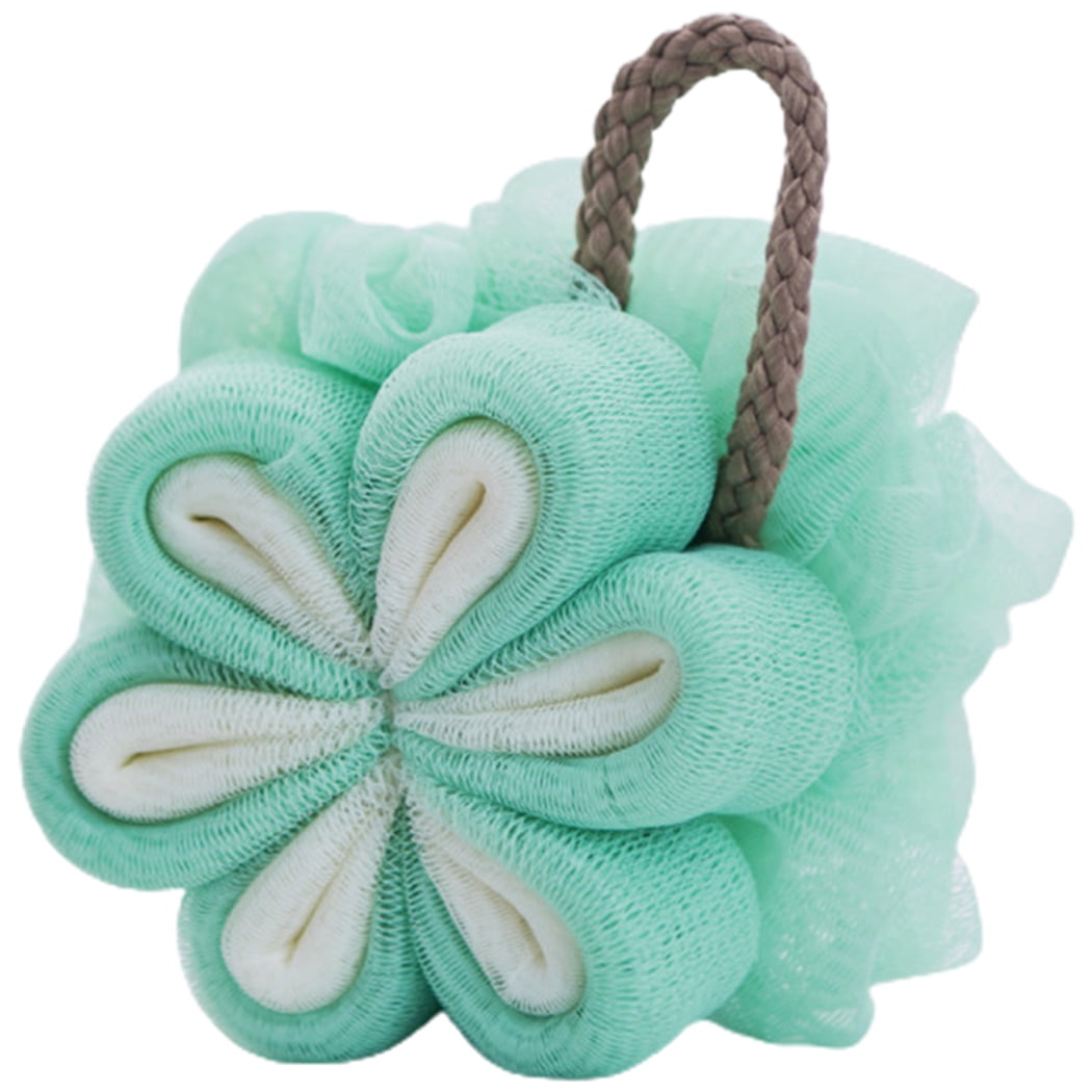 Bath Shower Loofah Large Bath Sponge Body Wash Puff Shower Pouf for Men & Women