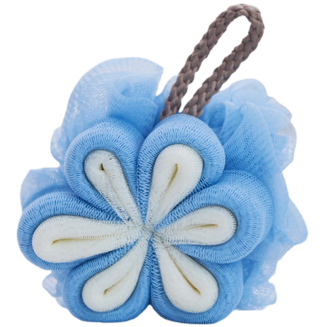 Bath Shower Loofah Large Bath Sponge Body Wash Puff Shower Pouf for Men & Women