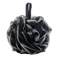 thumbnail image 1 of Bath Shower Loofah Sponge, 1 Pack Body Wash Scrubber Exfoliator Loofa Pouf for Use in Shower, 60g Essential Skin Care Men Women Bathing Accessories (Black), 1 of 7