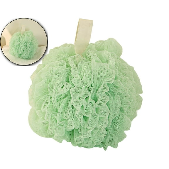 Bath Shower Loofah Sponge Bath Mesh Pouf Shower Ball Body Scrubber Exfoliating Bath Sponge for Women and Men