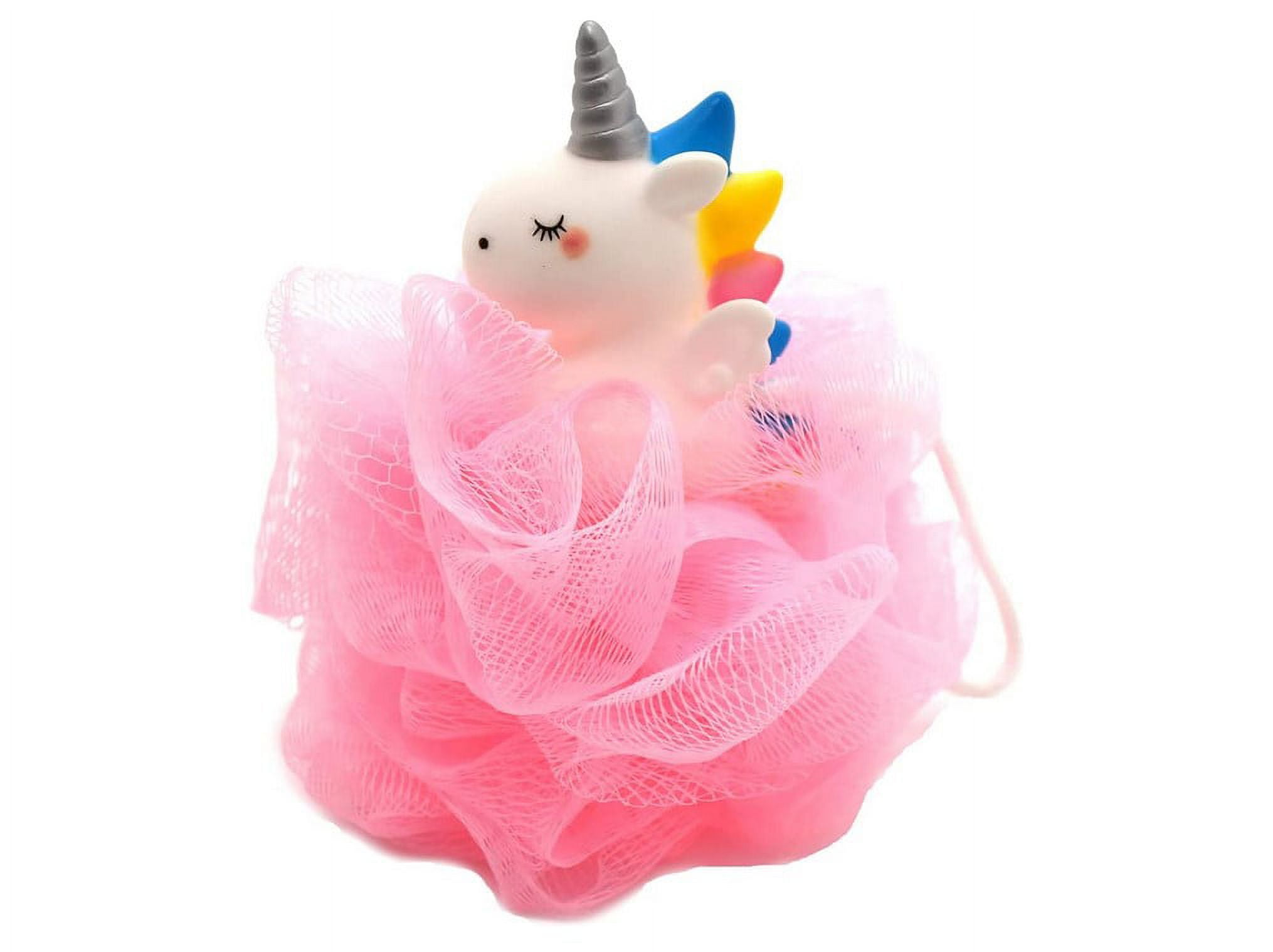 Bath Shower Loofah for Kids Unicorn Bath Loofah Ball Shower Loofah for