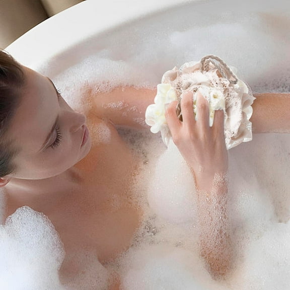 Bath Shower Sponge, Mesh Exfoliating Brush, Bath Cleaning Sponge for Smooth Skin, Ideal for Exfoliation and Skin Care