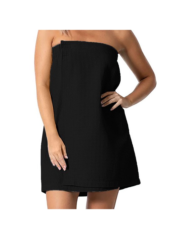 Bath Shower Wrap ,Women’s Waffle Spa Body Wrap with Adjustable Closure ,3 sizes available