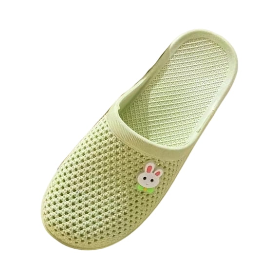Bath Slippers with Holes Women Lightweight Slide Sandals Indoor Outdoor Bath Slippers Non Slip House Shoes Pool Beach, 38