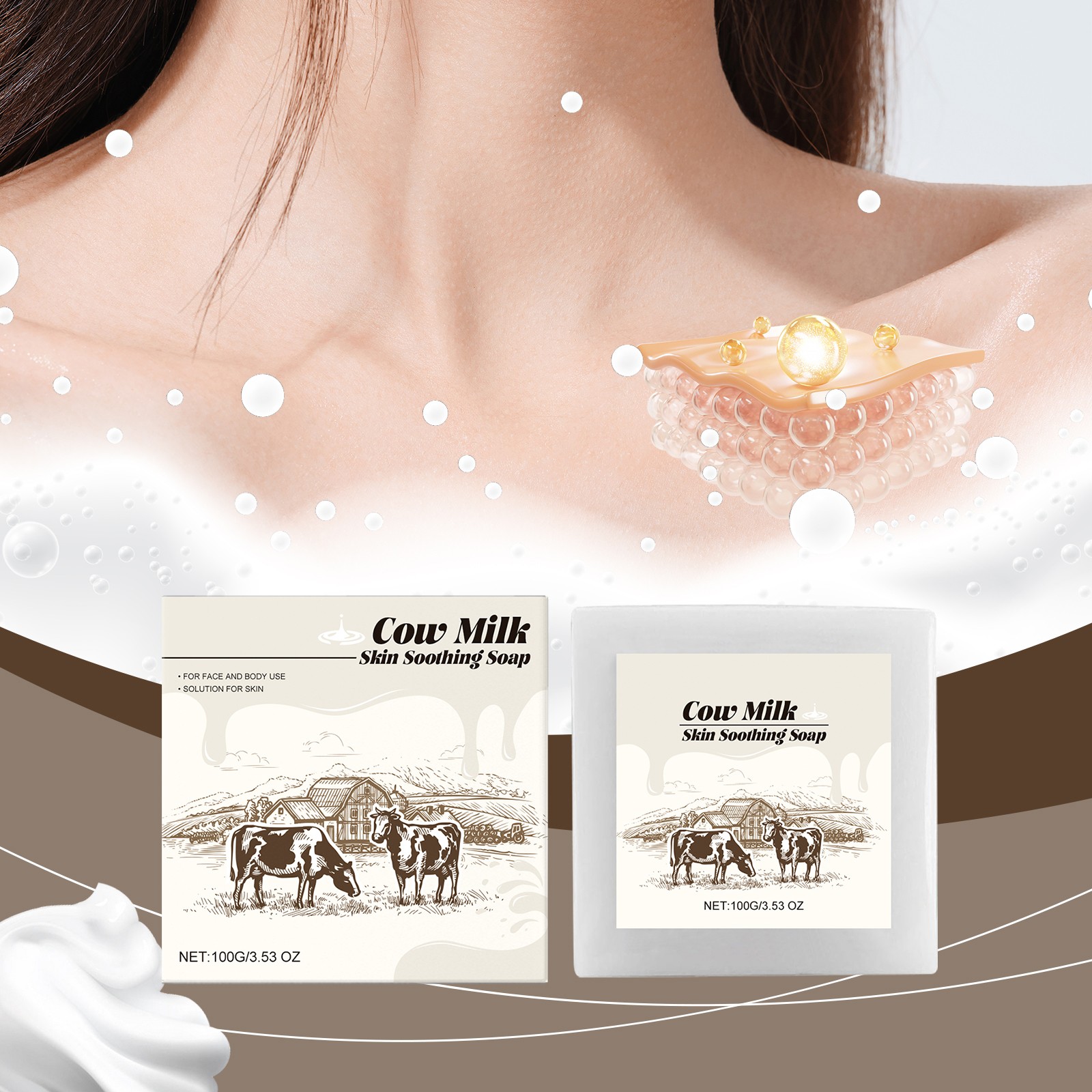 Bath Soap Soothing Soap Face And Body Cleansing Moisturizing Nourishing