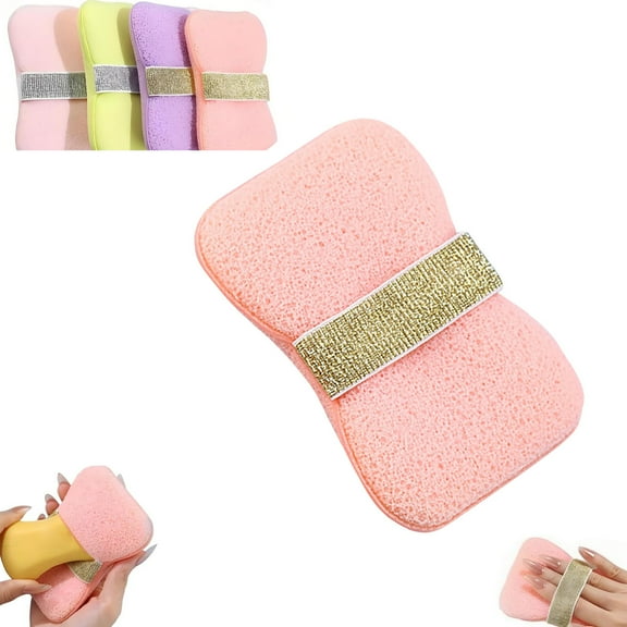 Bath Soap Sponge,2025 New 2 in 1 Shower Sponges,Body Wash Sponge,Women's Portable Fun Soap Face Wash Sponge, Body Soft Scrub Foaming Sponges,Bath & Shower Loofah for Women