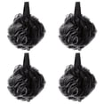 thumbnail image 1 of Bath Sponge, Bath Shower Loofah Sponge, Bath Mesh Pouf ,Shower Ball Body Scrubber Set of 4, 1 of 5