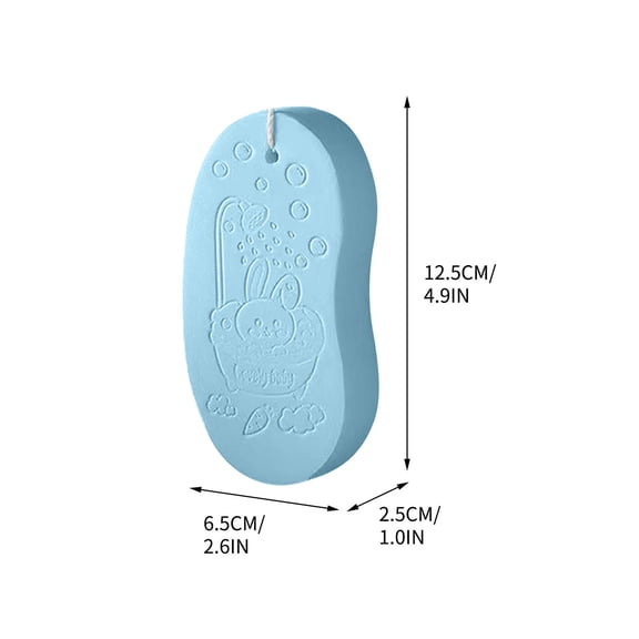 Bath Sponge,Soft Natural Bath Sponge,Body Sponge for Bathing,Rubbing Sponge for Children Friendly and Mud Rubbing Tool for Babies Home Use Scrubbing Towel Powerful Stain Remover Bath Towel