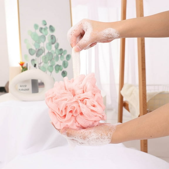 Bath Sponges 50g/pc Shower Loofahs Mesh Pouf Shower Pouf Bath Scrunchies Shower Puffs for Body