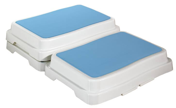 Stackable Height Steps Bath Step - 4-Inch Height Boost, Extra-Large Platform (19.75
