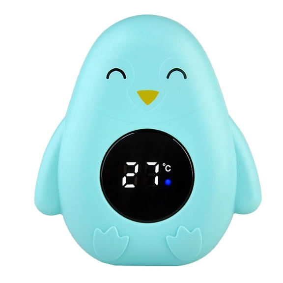 Bath Temperature Meter | Floating Digital Water Baths Temperature Meter | LED Display Temperatures Tester Safety, Cartoon Penguin Shape Bath Toy for Kids, Girls, Boys