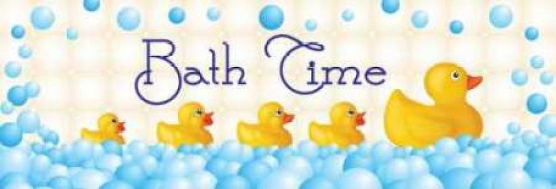 Bath Time Canvas Art - N Harbick (12 x 36)