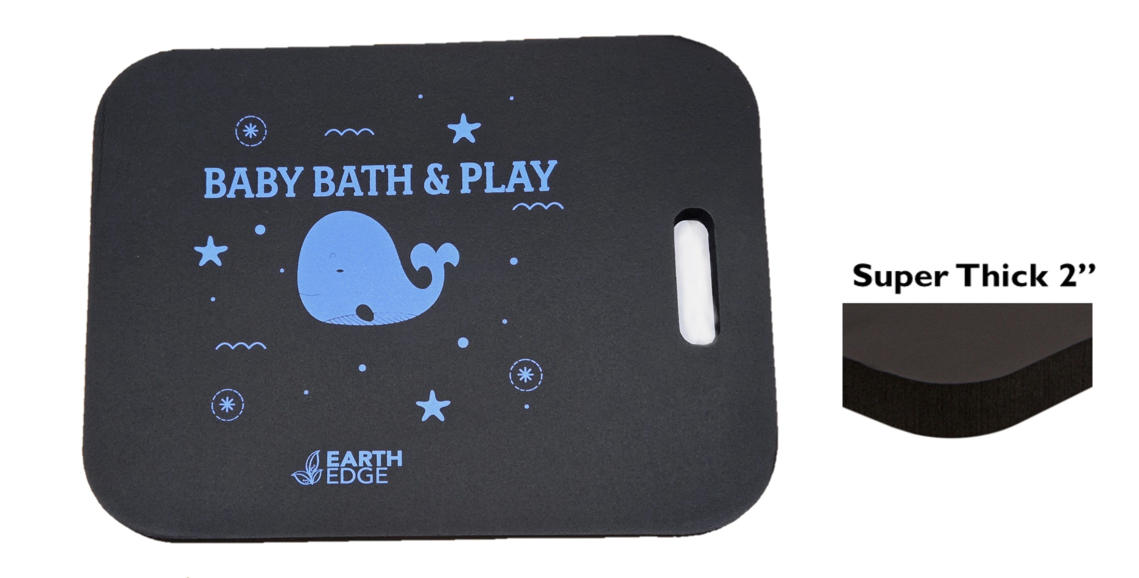 Earth Edge 15"x20"x2" Blue Multipurpose Kneeling Pads with Premium Foam Comfort Pad