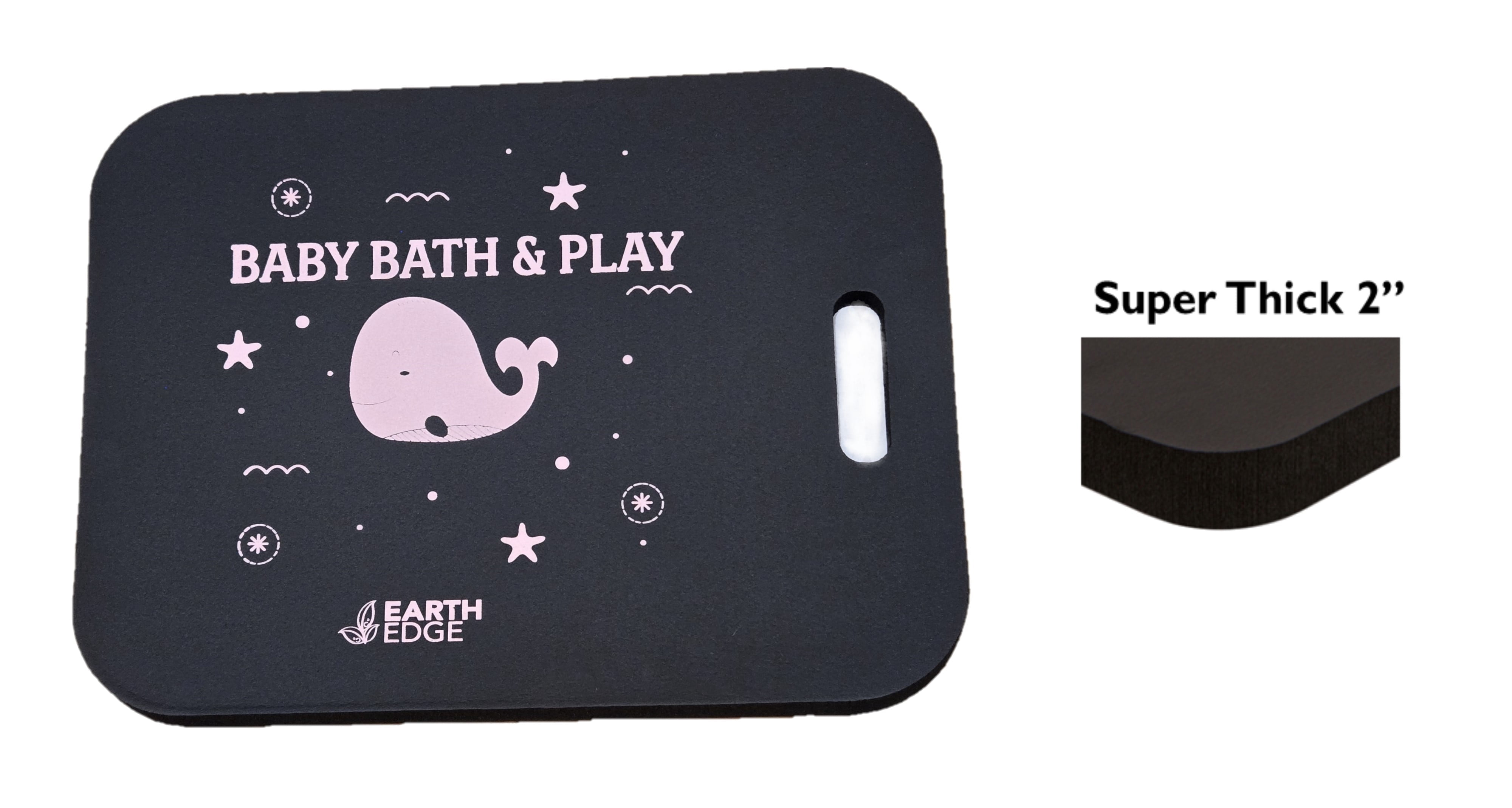 Earth Edge Premium Foam Kneeling Pad - 15"x20"x2" Pink Multi-purpose Comfort Mat