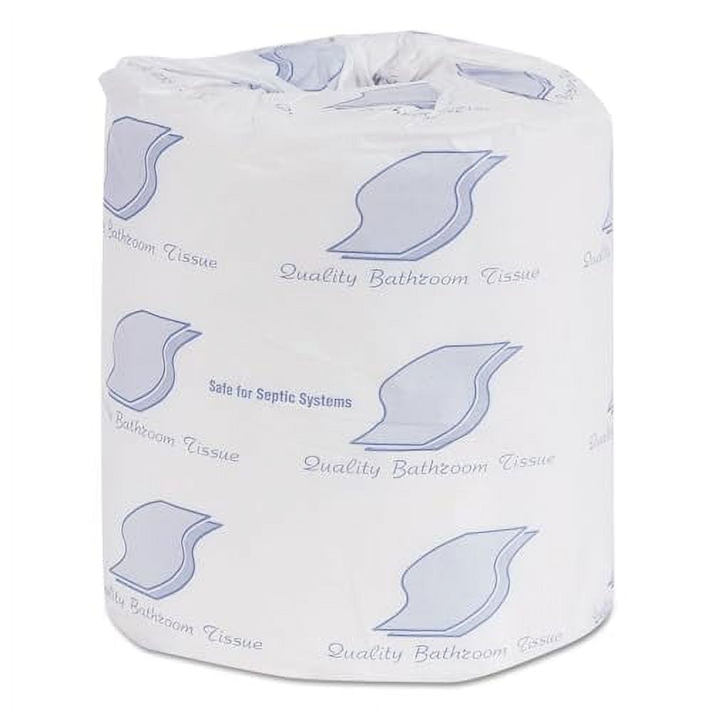 Bath Tissue, Wrapped, Septic Safe, 2-Ply, White, 300 Sheets/Roll, 96 Rolls/Carton Bath Tissue, Wrapped, Septic Safe, 2-Ply, White, 300 Sheets/Roll, 96 Rolls/Carton