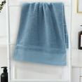 thumbnail image 1 of Bath Towel 29x13in Solid Color Thickened Hand and Face Towel 100 Percent Cotton Soft Highly Absorbent Quick Dry Durable Everyday Bathroom Shower Gym or Travel Towel Multiple Colors, 1 of 6