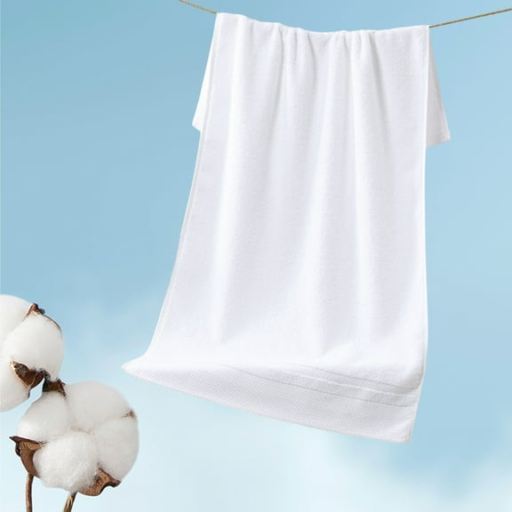 Bath Towel for Adults | Soft Absorbent Thickened Household Wash Cloth | Multicolor | Durable Fast-Drying Fabric | 39.37x19.68in | 1 Piece | Home Essentials