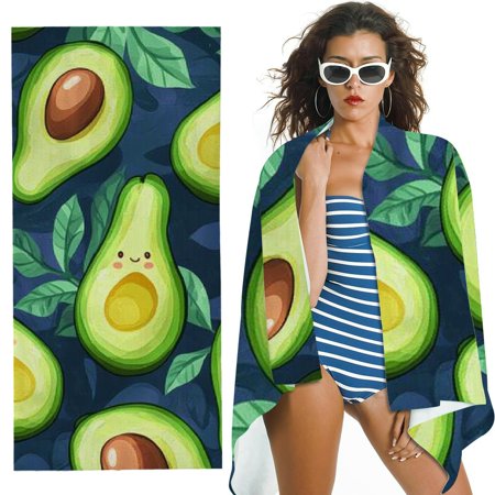 Bath Towel Avocado Beach Towel Bath Towels Gifts