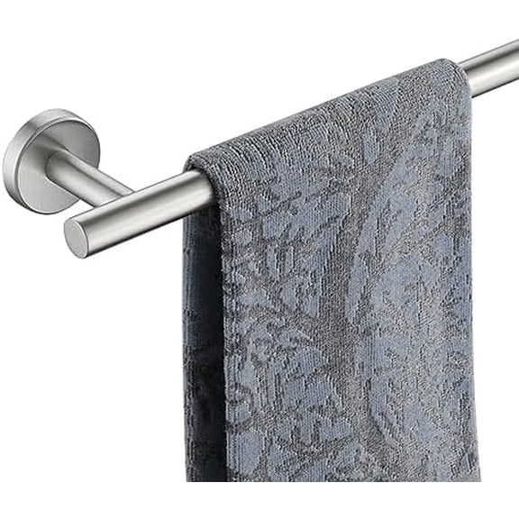 Bath Towel Bar, 39 Inch 304 Stainless Steel Thicken 1mm Single Towel Rack for Bathroom, Towel Holder Brushed Finished Wall Mount, Useable Length 36 Inch, TB110L36-BN
