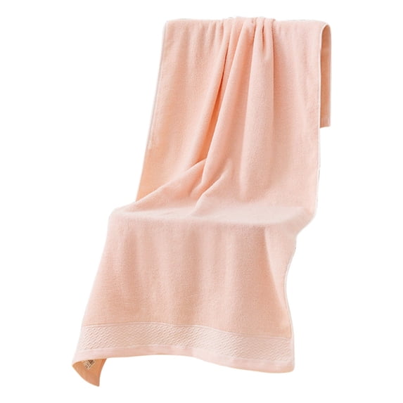 Bath Towel, Cotton Bath Towel, Large Absorbent Rectangular Shower Wrap Towel, Soft Durable Skin-Friendly 55.11x27.55 Inch Bathroom Use