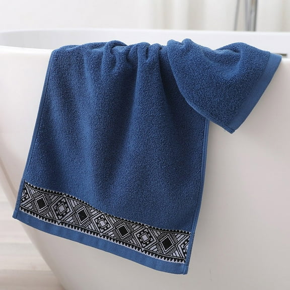 Bath Towel - Cotton Soft Absorbent Decorative Hand Towel for Bathroom, Guest Bath, Spa, Resort, Home Essentials, Absorbent Cotton, Adults and Kids, Fast Drying Towels