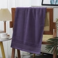thumbnail image 1 of Bath Towel Extra Large Soft Absorbent Cotton Towel, Quick Drying Lightweight Large Towel for Bath Spa Beach Gym, Purple Oversized Bath Sheet, 29.52 x 13.77 Inches, 1 of 6