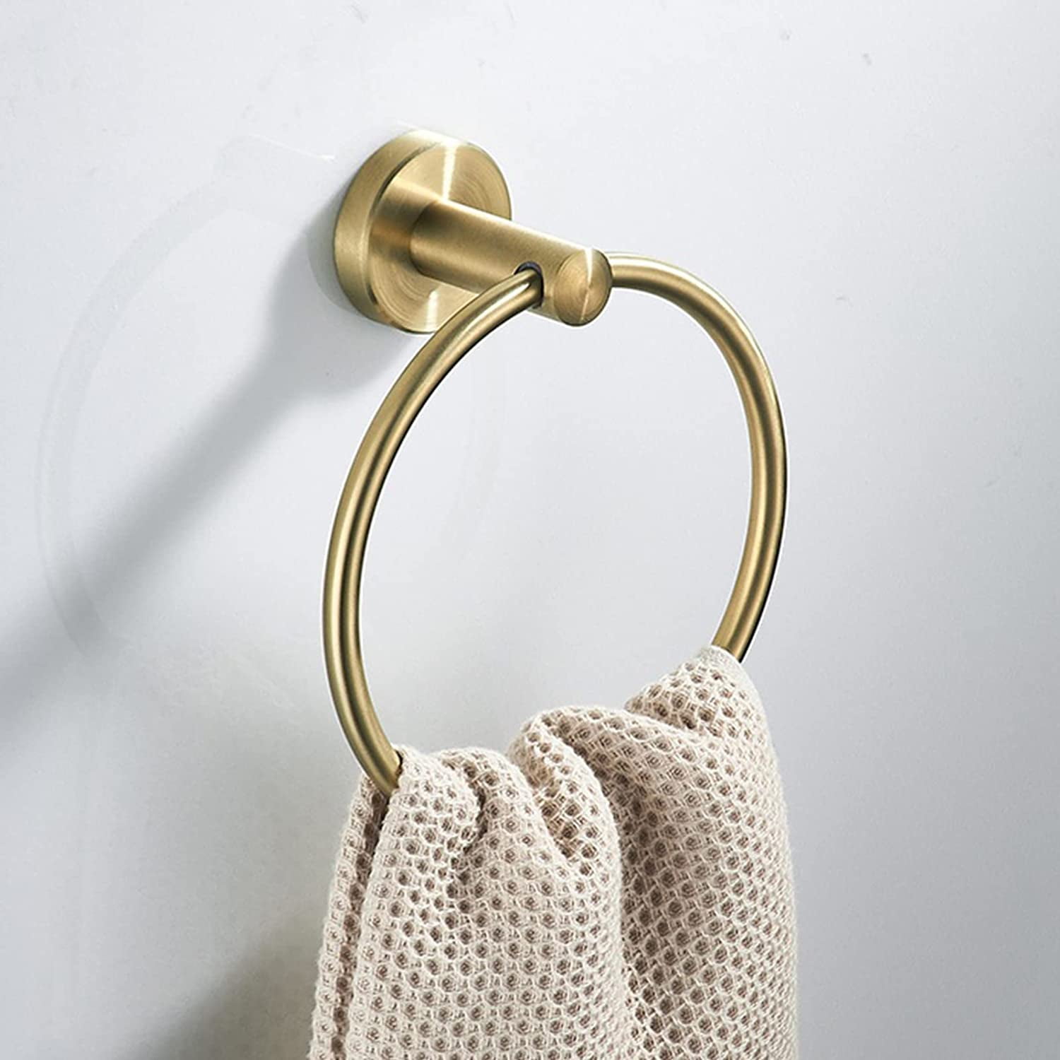 Bath Towel Holder, Bathroom Hand Towel Ring, 304 Stainless Steel ...