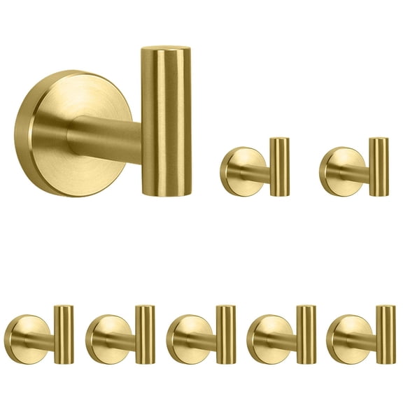 Bath Towel Hook - SUS 304 Stainless Steel Coat Hook Bracket, Heavy Duty Coat Hook for Bathroom Living Room Hotel Kitchen Garage, Wall Mounted Little Squirrel