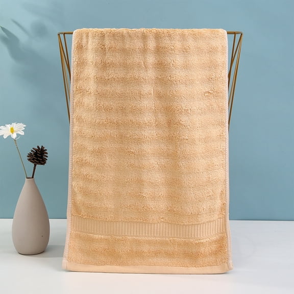 Bath Towel Large Size 29.5 x 13.4 Inches - Extra Large Soft Highly Absorbent Turkish Towel for Bathroom, Beach, Shower, Gym - Quick Dry Lightweight Travel Towel for Body Wrap, 1 Pack