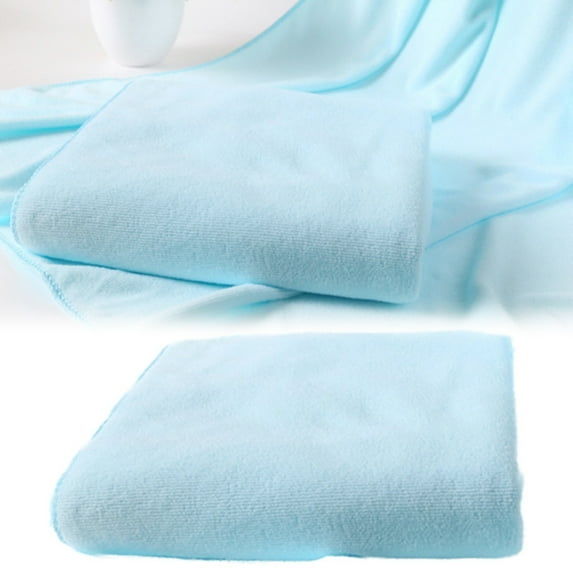 Bath Towel Polyester Towel Towel, 1Pc Towel Beach Towel Cloth, Blue One Size