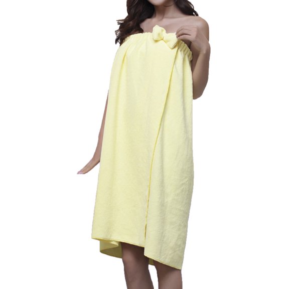 Bath Towel Robe for Women, Lightweight Soft Towel Shower Wraps Bathrobe, for Spa, Sauna, and Pool