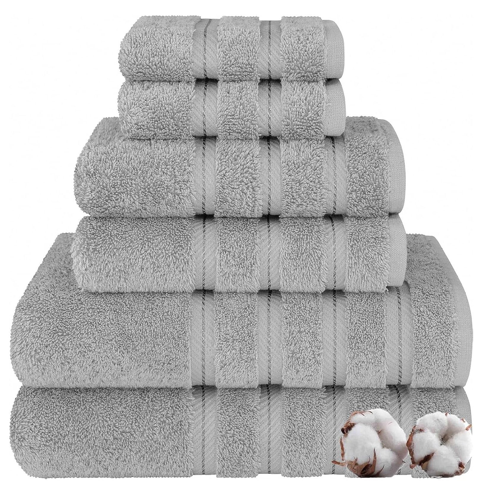 Bath Towel Set,27 x 54 Inches Extra Large Bath Towels,100% Turkish ...