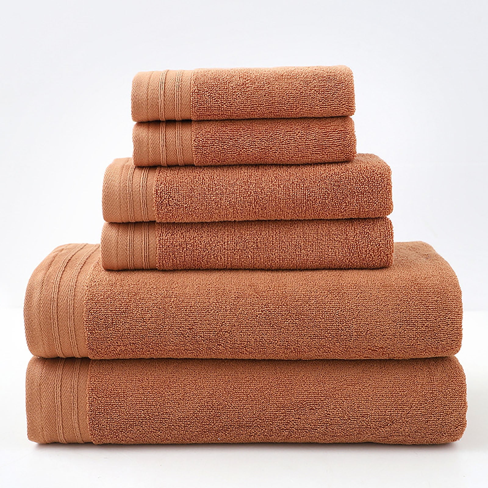 Bath Towel Set 6 Pcs, Household Gift Set, All-Inclusive Absorbent Towel ...