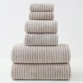 thumbnail image 1 of Bath Towel Set 6 Piece Quick Dry Absorbent Travel Towels for Gym Beach Family Use, 1 of 6