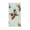 thumbnail image 1 of Bath Towel Single-Sided Printed Highly Absorbent Soft Quick Towel for Bathroom Spa Gym & Sports Flying Duck Seamless Illustration, 1 of 5
