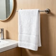 thumbnail image 1 of Bath Towel Solid Cotton Washcloth Set Soft Absorbent Quick Dry Hand Towel for Bathroom Shower Spa Daily Use, 13.38 X 33.86 Inch White, 1 of 6