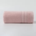 thumbnail image 1 of Bath Towel, Turkish Cotton & Viscose Material Blend | Extra Smooth, Odor Resistant and Highly Absorbent Pink, 1 of 6