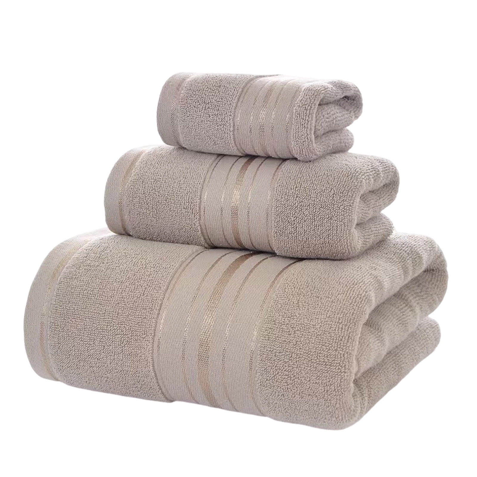 Bath Towels 3 Pack Cotton Towel Set Ultra Soft and Absorbent Quick Dry ...