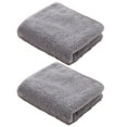 thumbnail image 1 of Bath Towels Cotton Towel Set for Bathroom, Hotel, Gym, Spa, Soft Extra Absorbent Quick Dry,Light gray,Light gray，G40365, 1 of 6