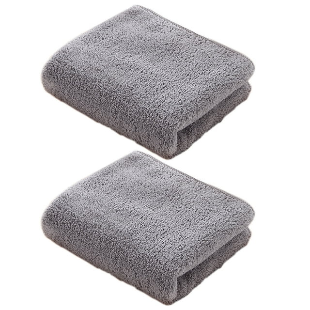 Bath Towels Cotton Towel Set for Bathroom, Hotel, Gym, Spa, Soft Extra Absorbent Quick Dry,Light gray,Light gray，G40365