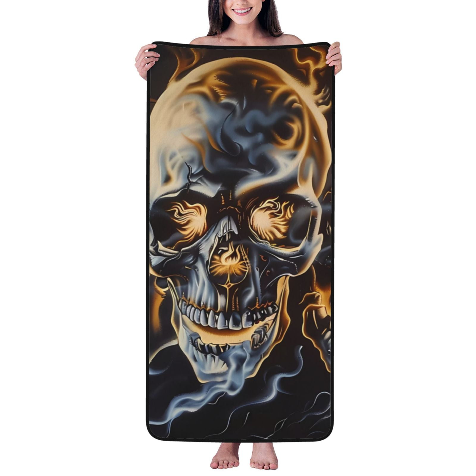 ELLEGARDEN　skull bath towel ELLEGARDEN skull bath towel Amazon.com: BestGiftEver Western