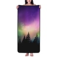 thumbnail image 1 of Bath Towels, Northern Lights Highly Absorbent Towels for Bathroom - Quick Drying Microfiber Bath Sheet Turkish Bath Towel for Bathroom Hotel Sport Yoga SPA Gym, 1 of 8