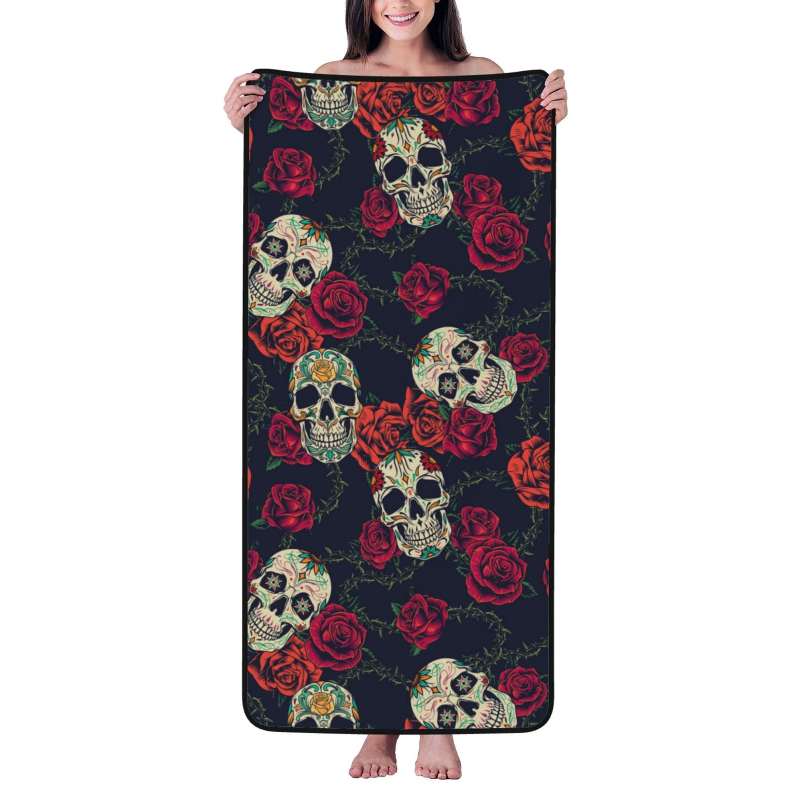 Amazon.com: YEGAME Hand Towels, Skull Soft Comfortable Pure