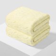 thumbnail image 1 of Bath Towels Set 2 Pack | Soft Thick Absorbent Polyester Fiber | 29.5x13.7 in | Quick Dry, Durable, Reinforced Edges | Gray Blue Yellow Green | Luxury Bathroom Spa Towels, 1 of 8