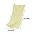 thumbnail image 1 of Bath Towels Set - 2PCS, 29.5in x 13.7in, 100% Cotton, Absorbent & Lint-Free & Durable for Bathroom Beach Travel Shower Salon - Yellow - Akmoler, 1 of 8