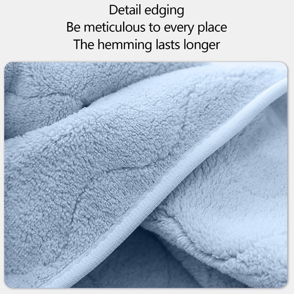 Bath Towels Set - 2PCS, Highly Absorbent, Heavy Duty & Multi-Purpose, 29.5in x 13.7in, 100% Cotton for Salon Bathroom Shower Pool Home - Blue - Akmoler