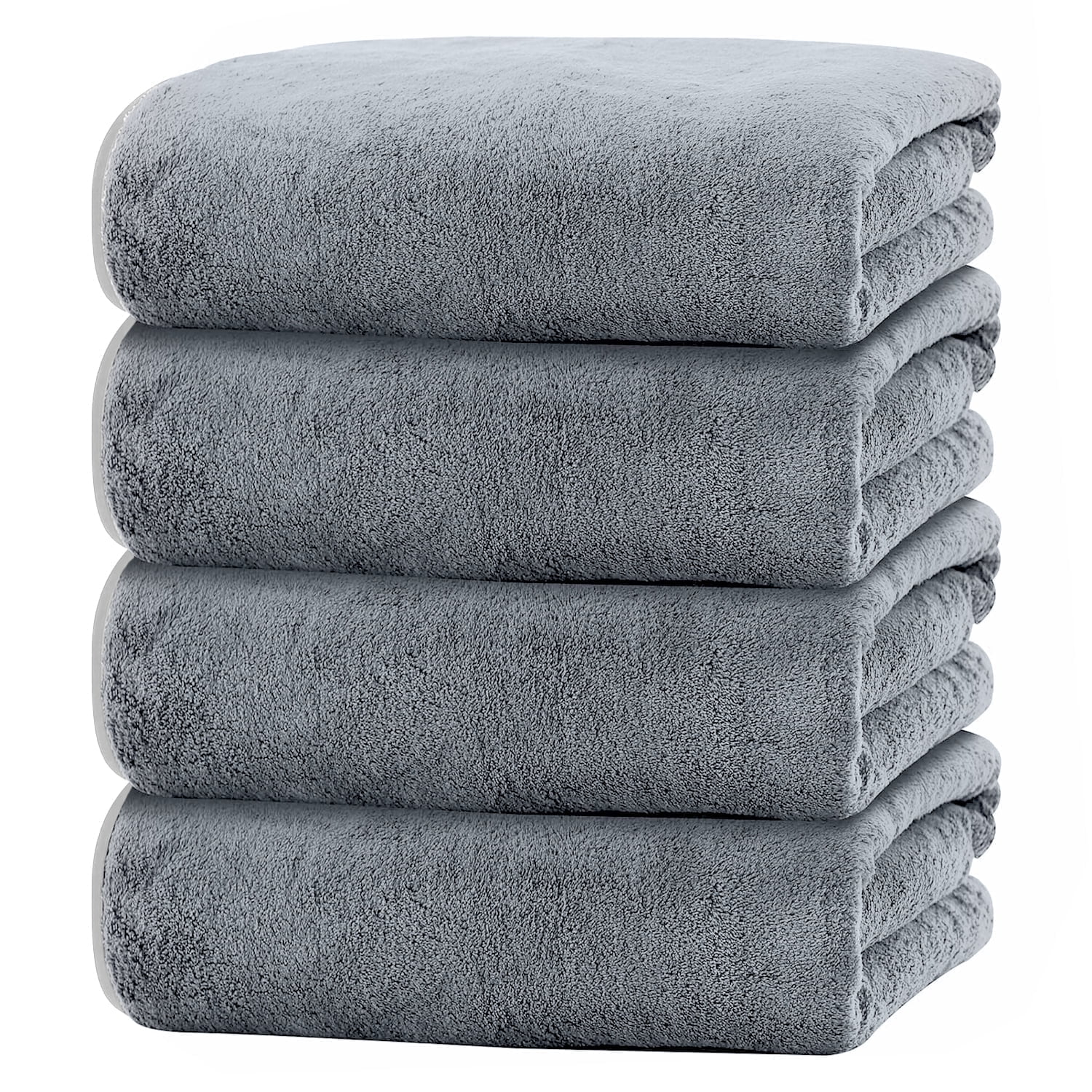 Walmart daily deals:  Bath Towels Set of 4, Large 28"x 55" Bath Towels Highly Absorbent & Quick Dry, 100% Microfiber Bath Sheets, Soft Luxurious Towels for Bathroom Spa Hotel Gym